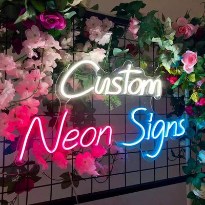 Custom Neon Sign for home decor, Custom neon sign for wedding, Custom Neon Sign for store