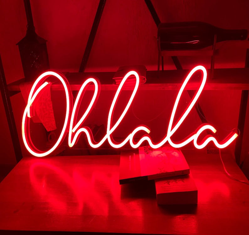 Oh la la- LED Neon Sign