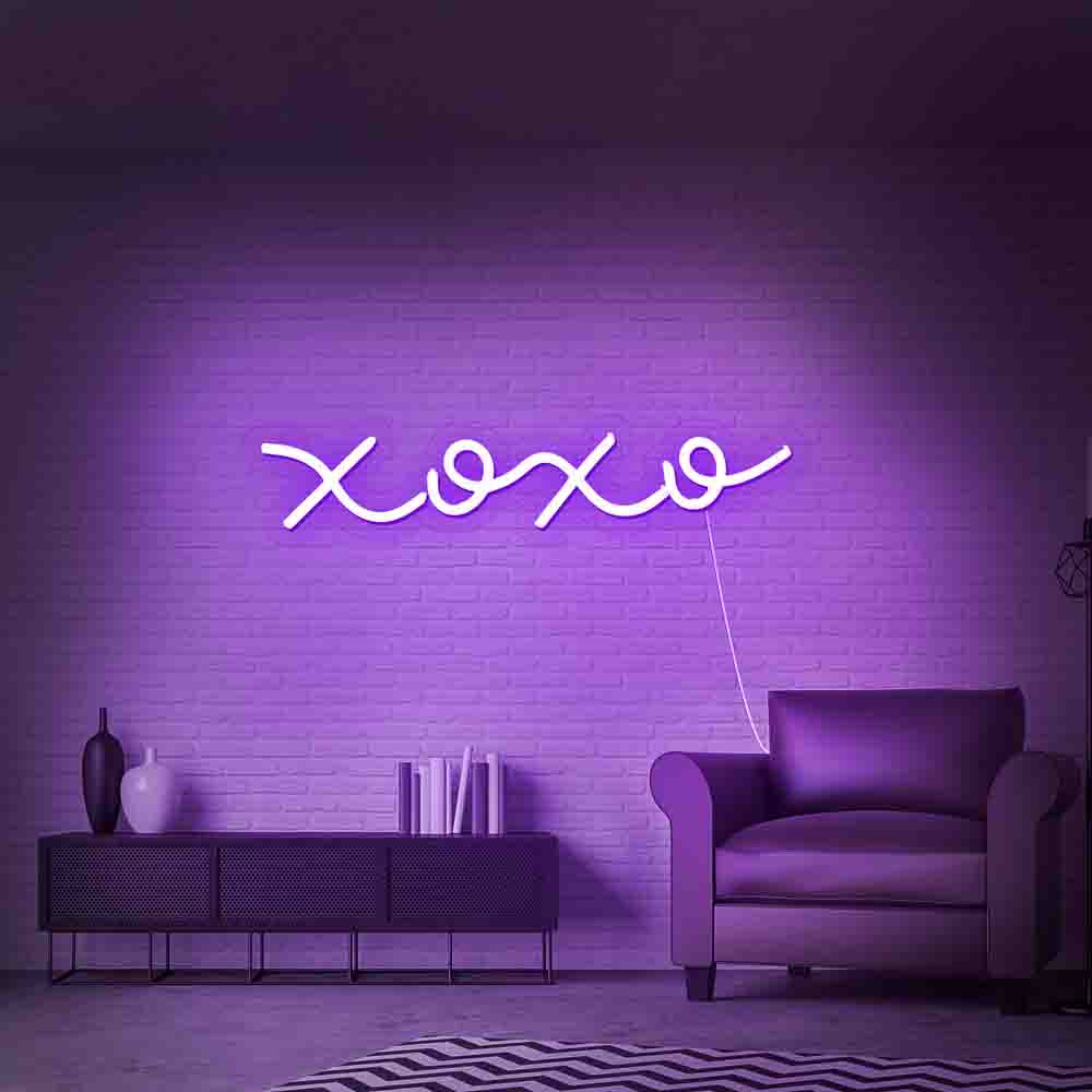 xoxo neon sign