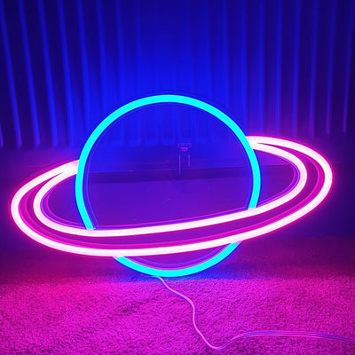 Saturn Planet Neon Light sign