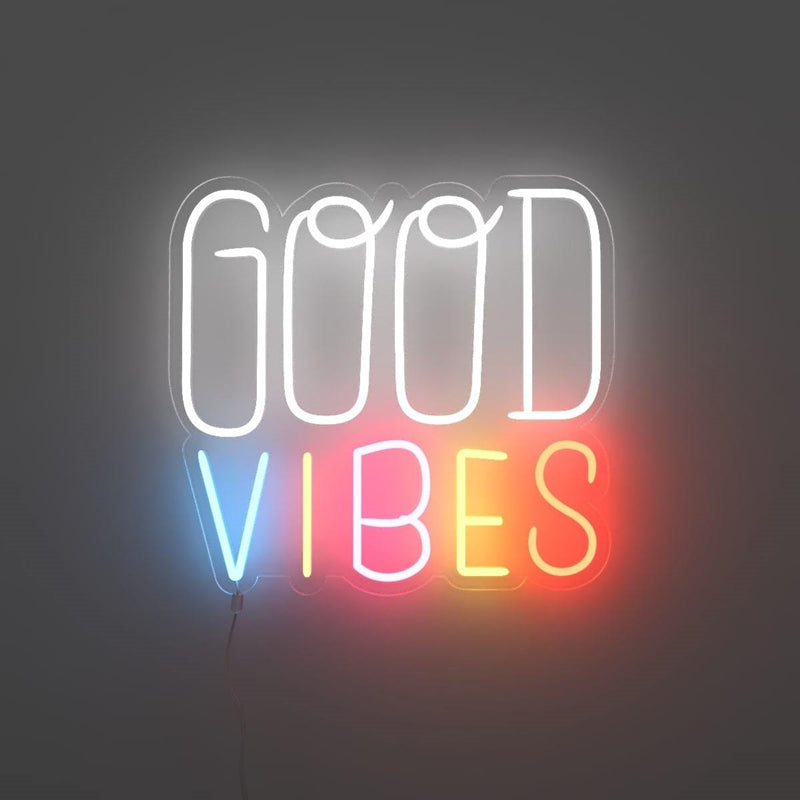 5 Versions Good Vibes - LED Neon Sign