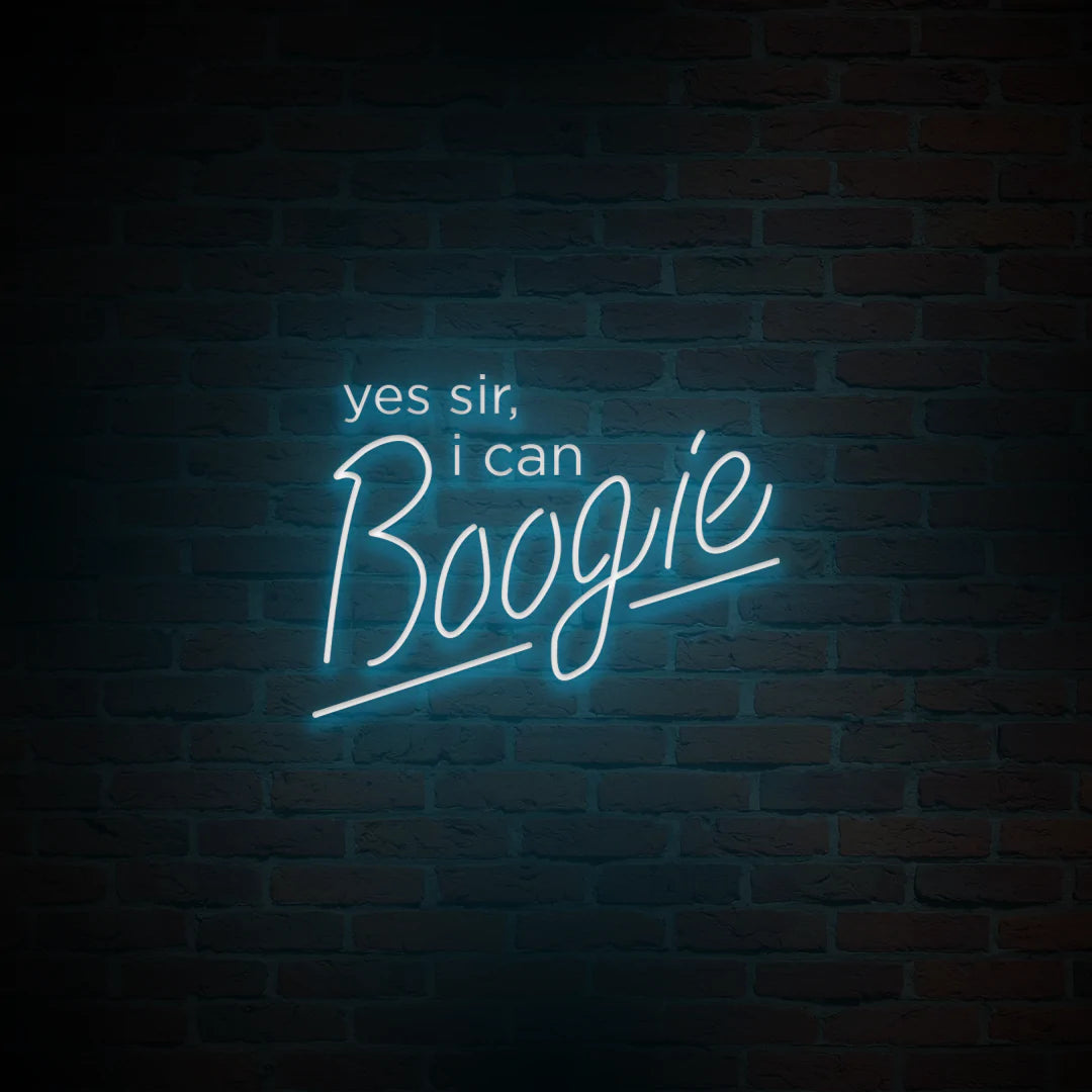 Yes Sir, I Can Boogie Neon Sign