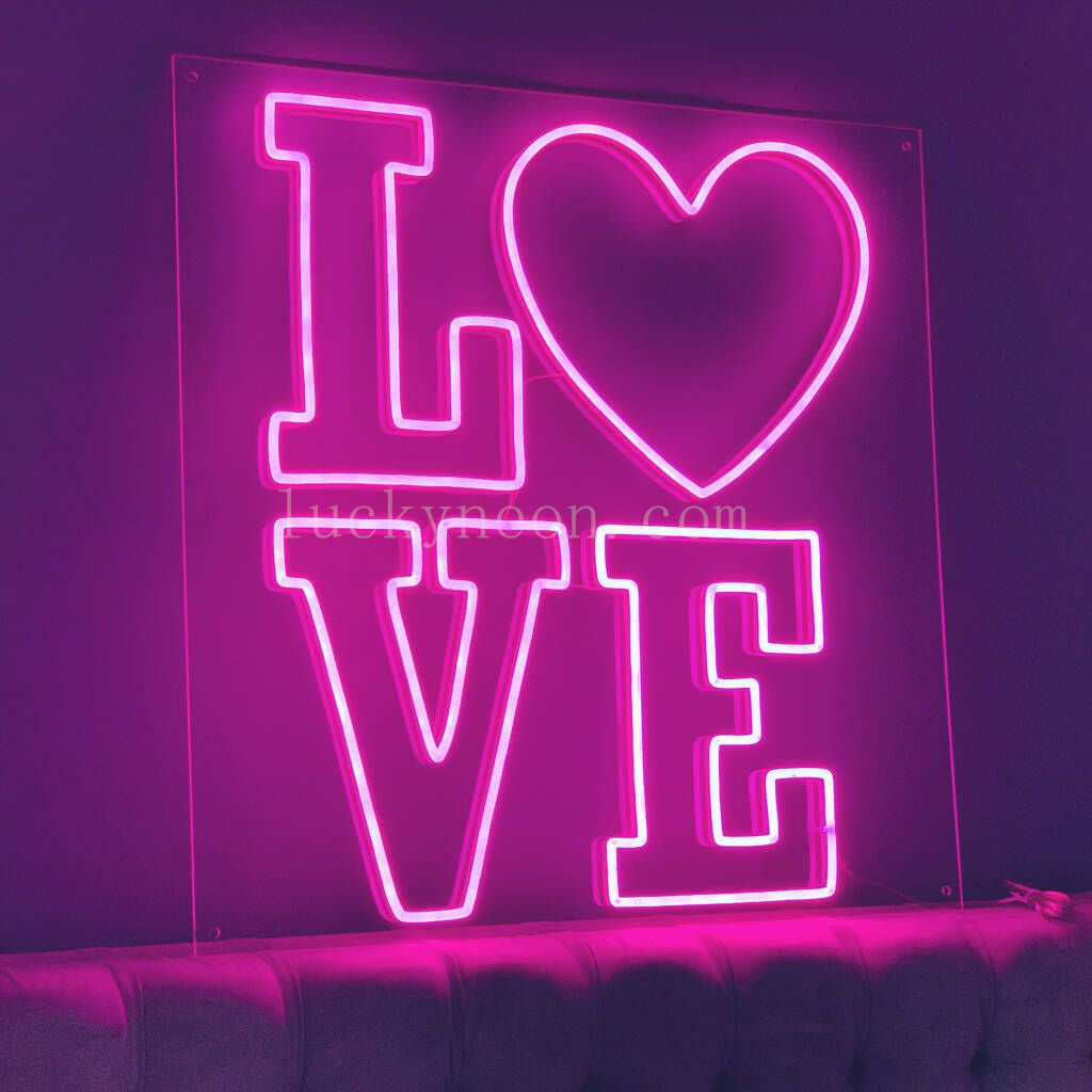Love Neon Sign Wedding Neon Love Signs LUCKYNEON love-neon-sign-wedding-neon-love-signs-luckyneon