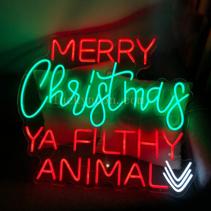 Merry Christmas You Filthy Animal