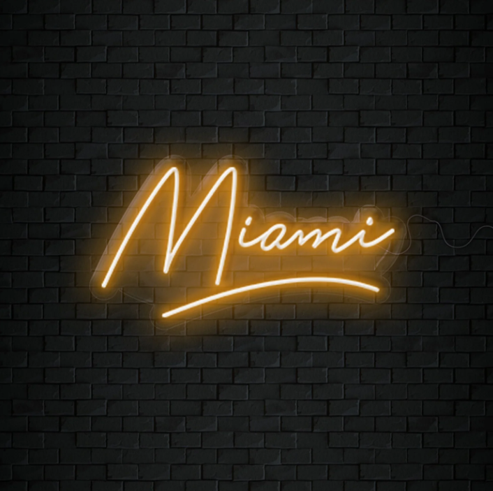 Miami USA City- LED Neon Signs