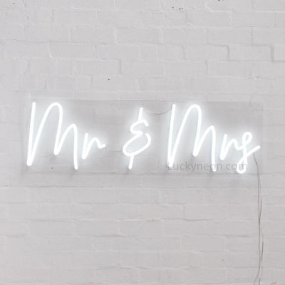 Mr & Mrs - LED Neon Sign