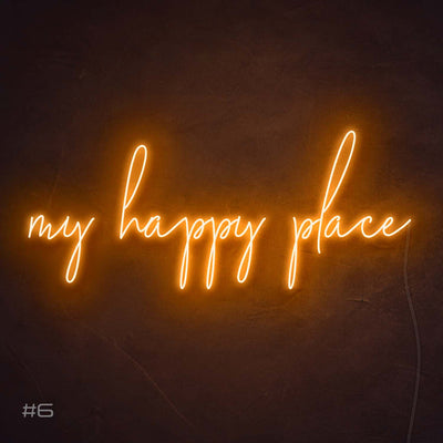 My Happy Place - LED neon sign