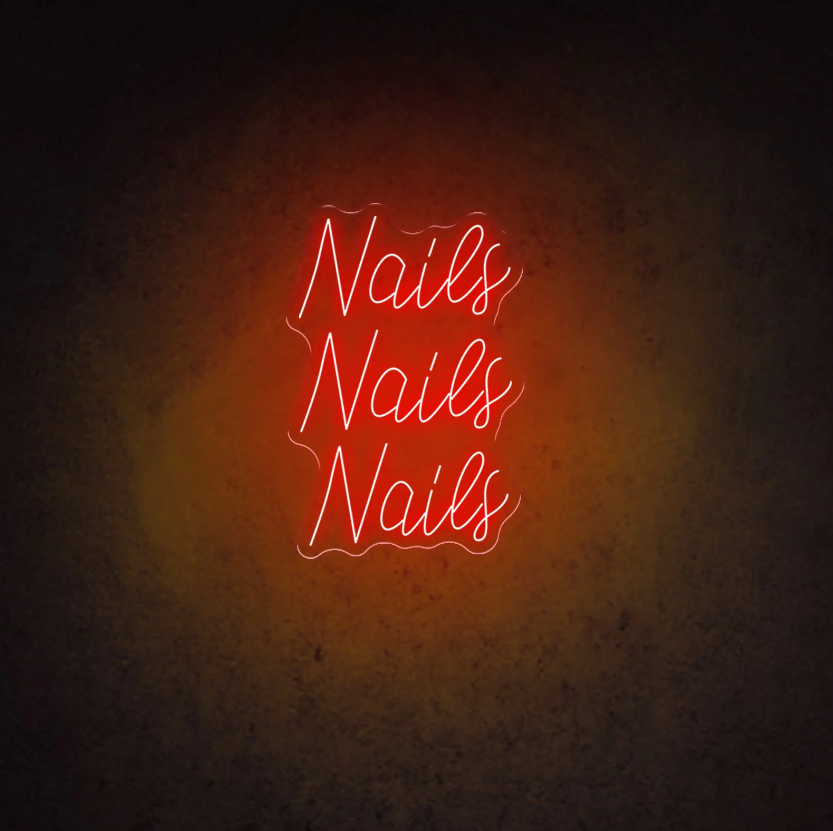 Nails Nails Nails Salon - LED Neon Signs