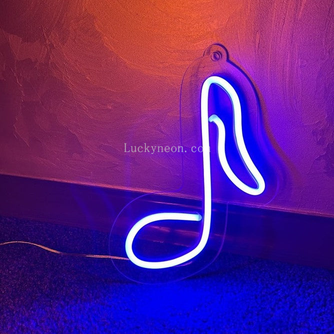 Music Note - LED Neon Sign, musical note neon sign for bar – LUCKYNEON
