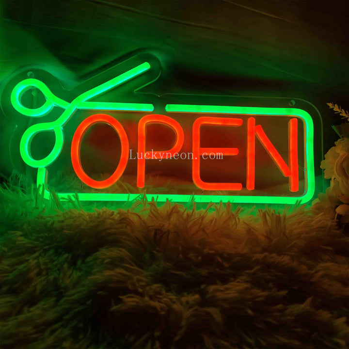 30" X 10" LED Open Sign For Business With Remote Control - Bright Window/Wall Sign For Shop, Cafe, Bar