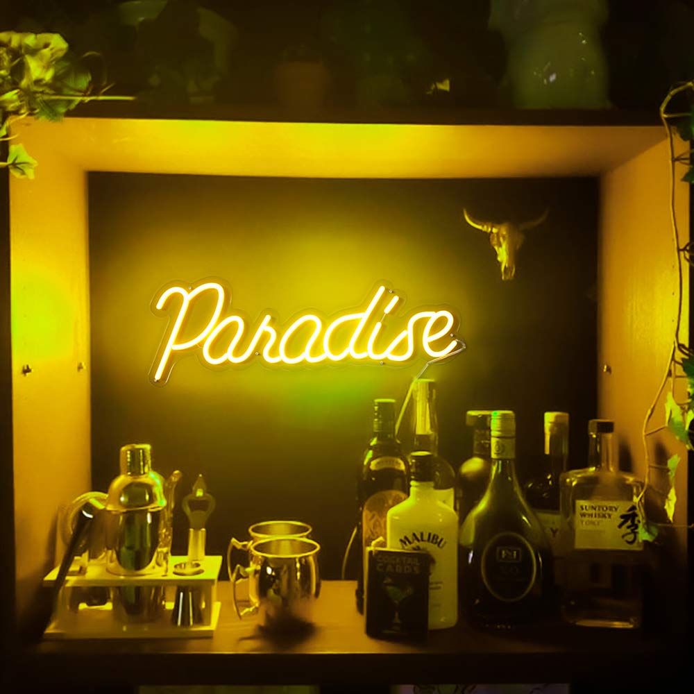 Paradise Neon Light Paradise Neon Sign 