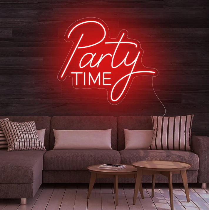 Party Time- LED Neon Signs