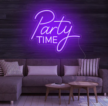 Party Time- LED Neon Signs