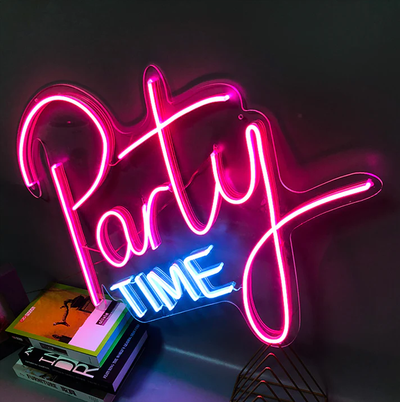 Party Time- LED Neon Signs