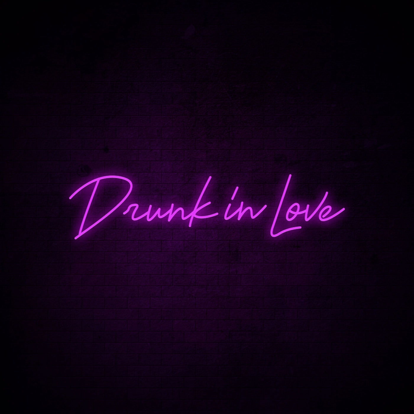 Drunk In Love Wall Neon Signs Wall Light for Home Decor or Bar Wall Neon Light Sign Provides Light for Parties, Living Spaces, or Restaurants
