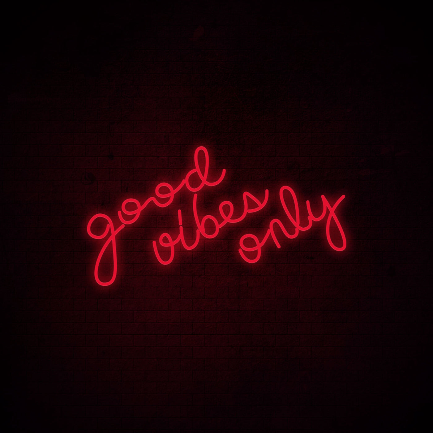 Good Vibes Only Acrylic Neon Light Sign