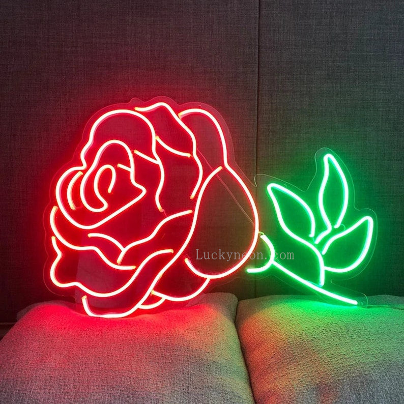 Rose - LED Neon Sign