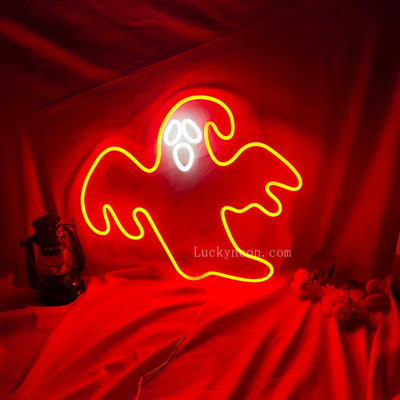 Spooky Ghost Neon Sign