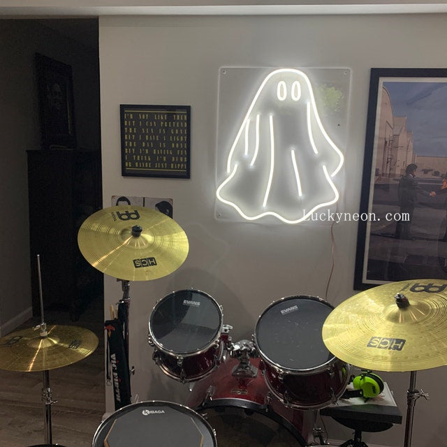 Spooky Ghost Neon Sign