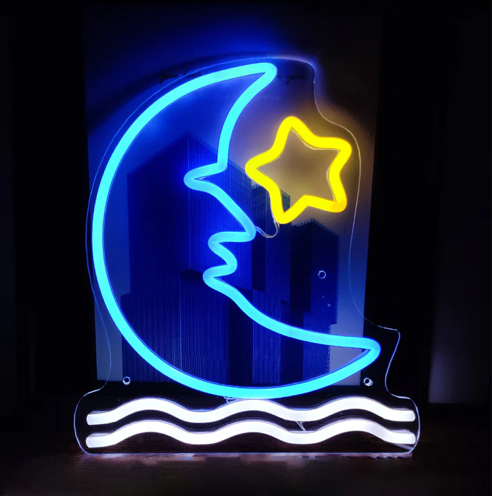Stars and Moon- LED Neon Signs