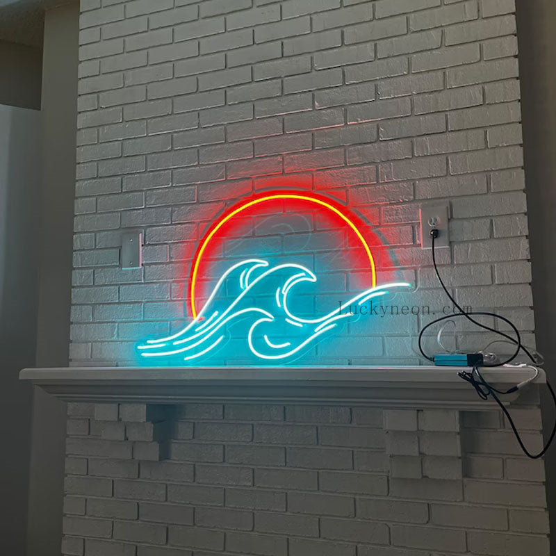 Sun Wave- LED Neon Sign