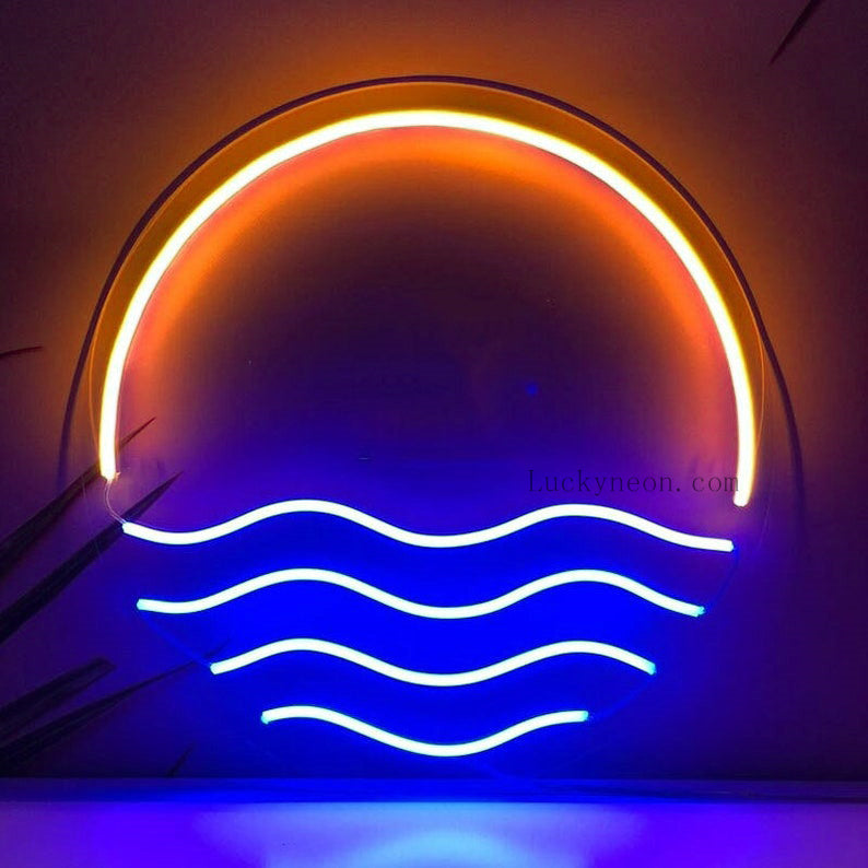 Sunset Sea - LED Neon Sign