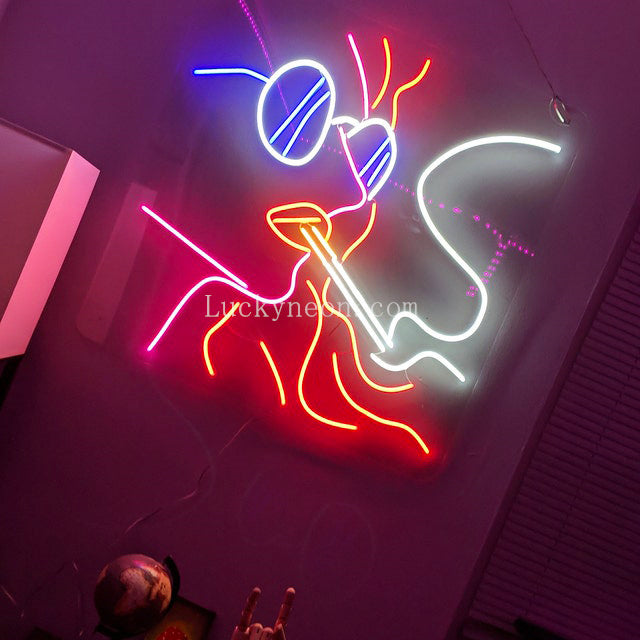 neon cigarette signs Freethinking Women Neon Sign, cigarette neon sign smoking woman neon sign –  LUCKYNEON
