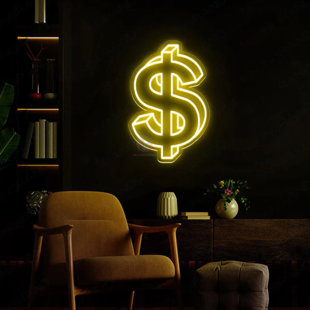 US Dollar - LED Neon Sign
