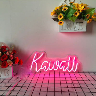 Kawaii Japan Hieroglyph Anime LED Neon Sign Cute Hieroglyph Design