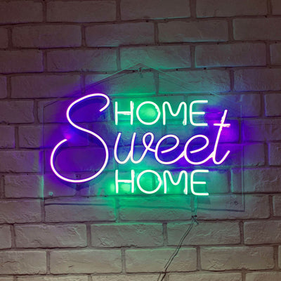 Home Sweet Home Neon Sign Home Decoration Room Wall Hangings Led Neon Lights 