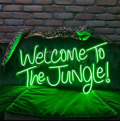 Welcome to the jungle - LED Neon Sign