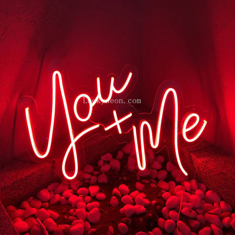 You & Me - LED Neon Sign 4 Versions
