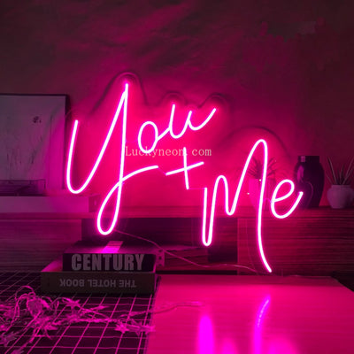 You & Me - LED Neon Sign 4 Versions
