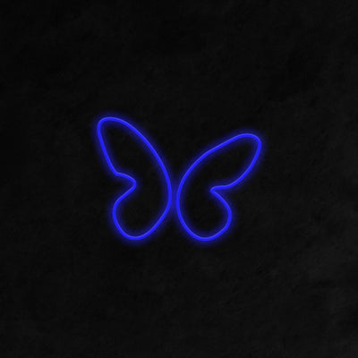 2020 Butterfly Blue Neon Sign