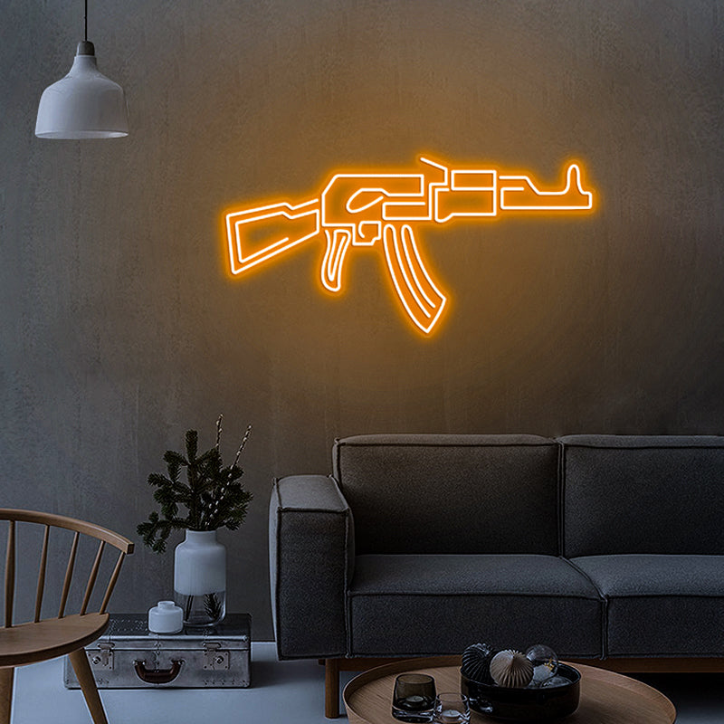 Gun-LED Neon Sign