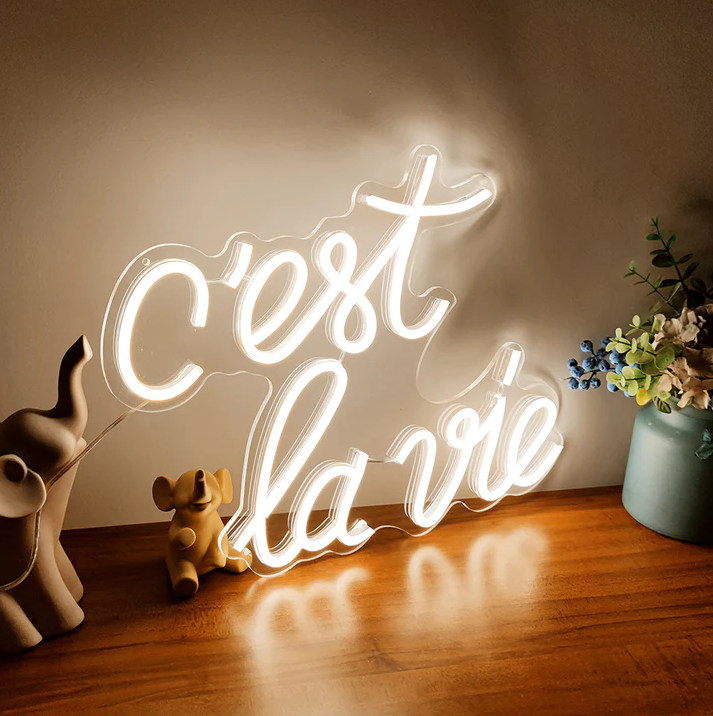 c'est la vie- LED Neon Signs