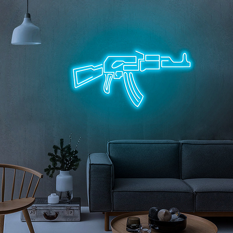 Gun Neon Sign, Garage Decor Neon Sign – LUCKYNEON