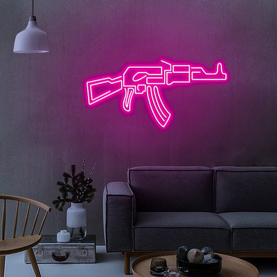 Gun-LED Neon Sign