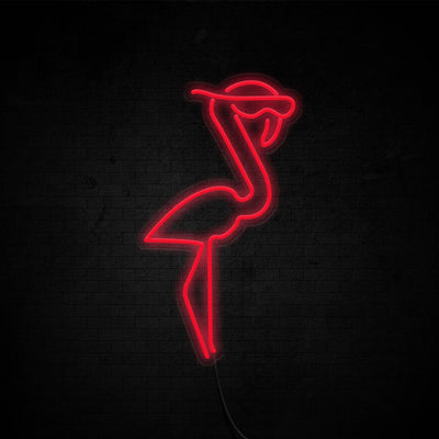 LED Neon Signs Flamingo Neon Lights LED Light up Signs for Bedroom Flamingo Lamp with Holder Base for Party Night Light Room Decor for Party, Birthday