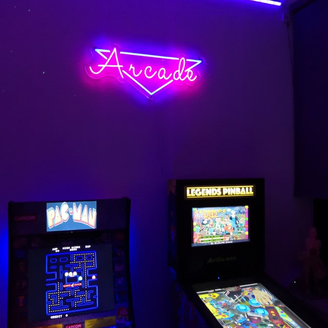 Arcade neon sign, Arcade led sign game room Neon sign – LUCKYNEON