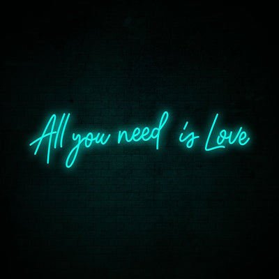 New All You Need Is Love Neon Sign For Bedroom Wall Decor Artwork With Dimmer