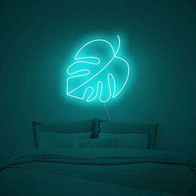 Monstera Leaf Neon Light 