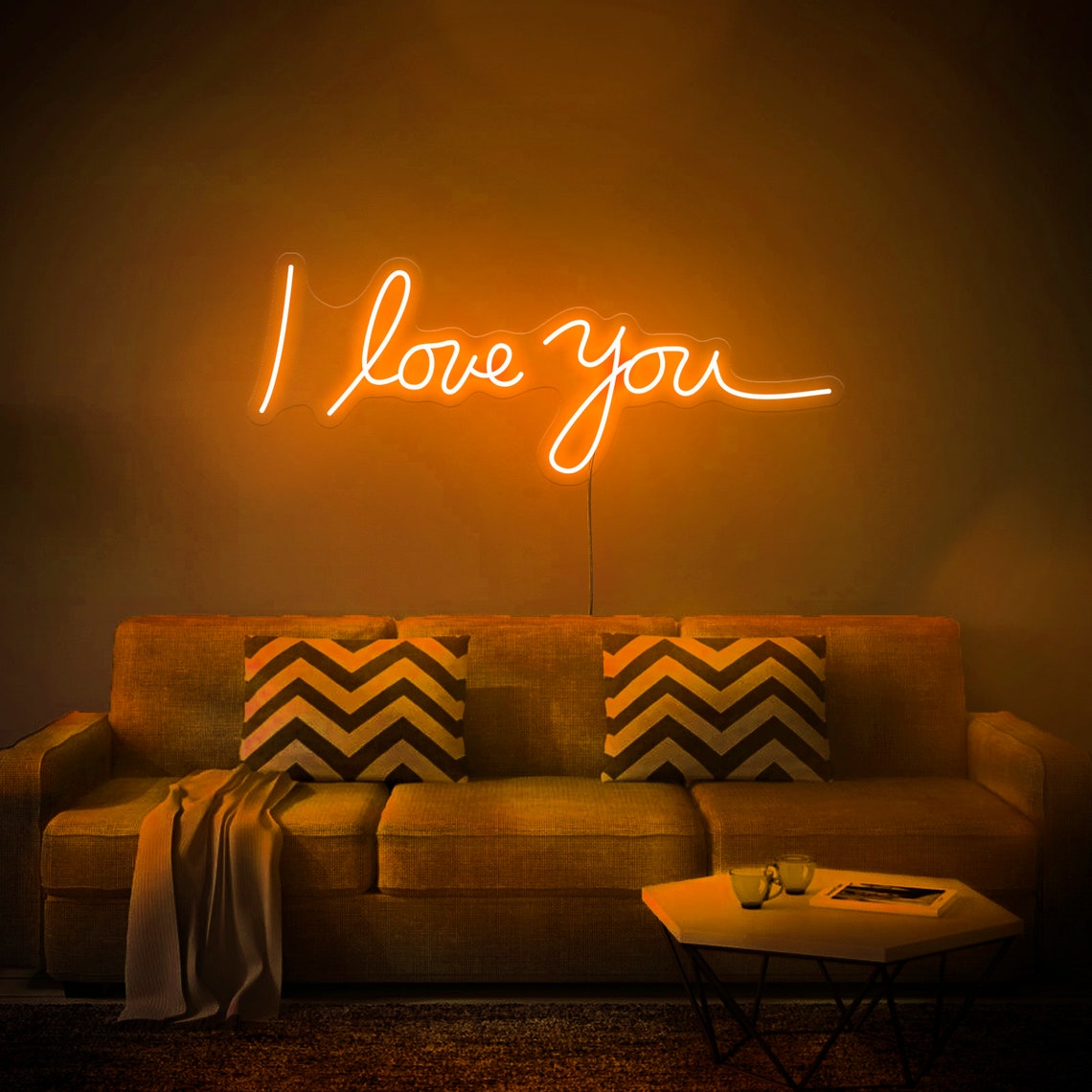I Love you Wall Decor, Custom Sign, MakeUp Room Decor, Wedding Neon Sign, Minimalist Neon Lights