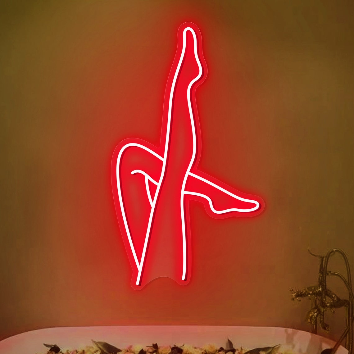 Sexy Lady Legs Neon Sign Light