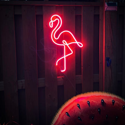 Pink Neon Sign / flamingo led neon sign bedroom