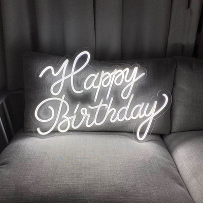 Happy Birthday Neon Sign Bar Sign Birthday Neon Led Neon Light