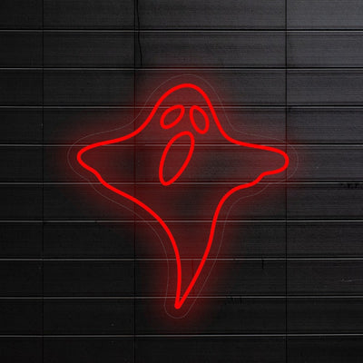Halloween Ghost Boo Acrylic Neon Sign