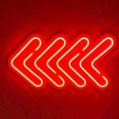 Arrow sign neon custom | Wall Decor | LED POINTER