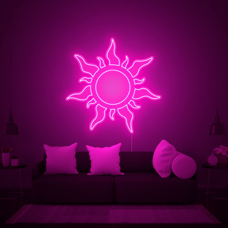 Sun Magic Neon Sun Neon Sign, Cute Sun Led Sign, Sun Neon Lights, sunlight neon sign ...