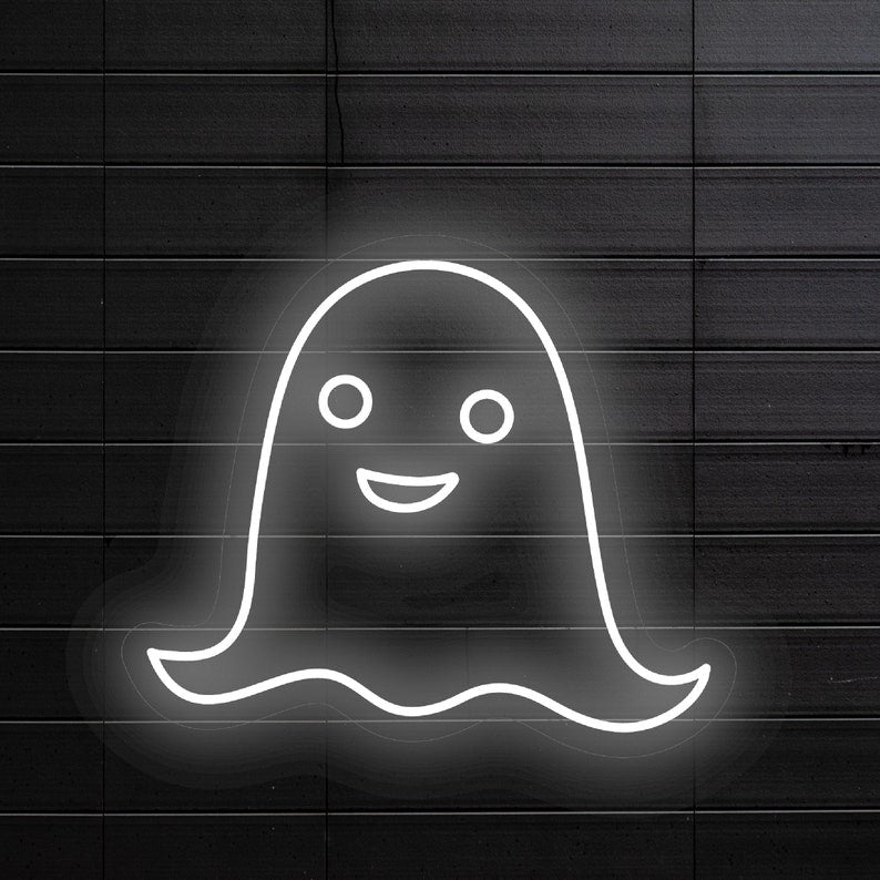 Halloween Ghost Neon Sign